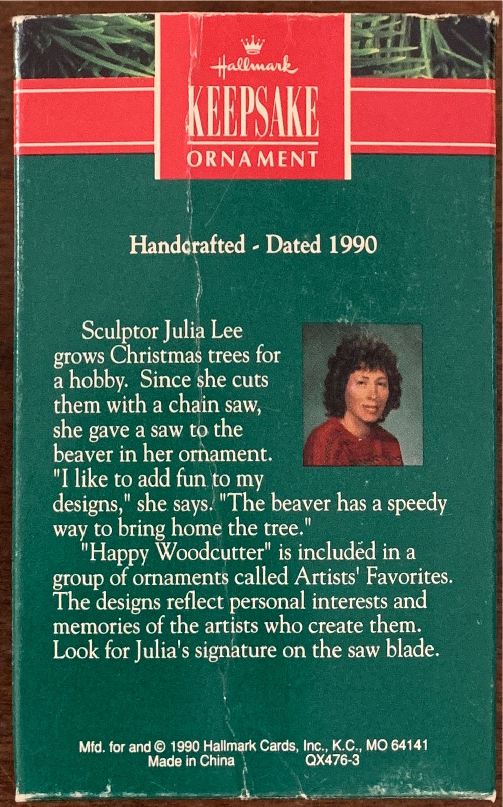 Happy Woodcutter - Woodlands (Animals) ornament collectible [Barcode 070000027451] - Main Image 2