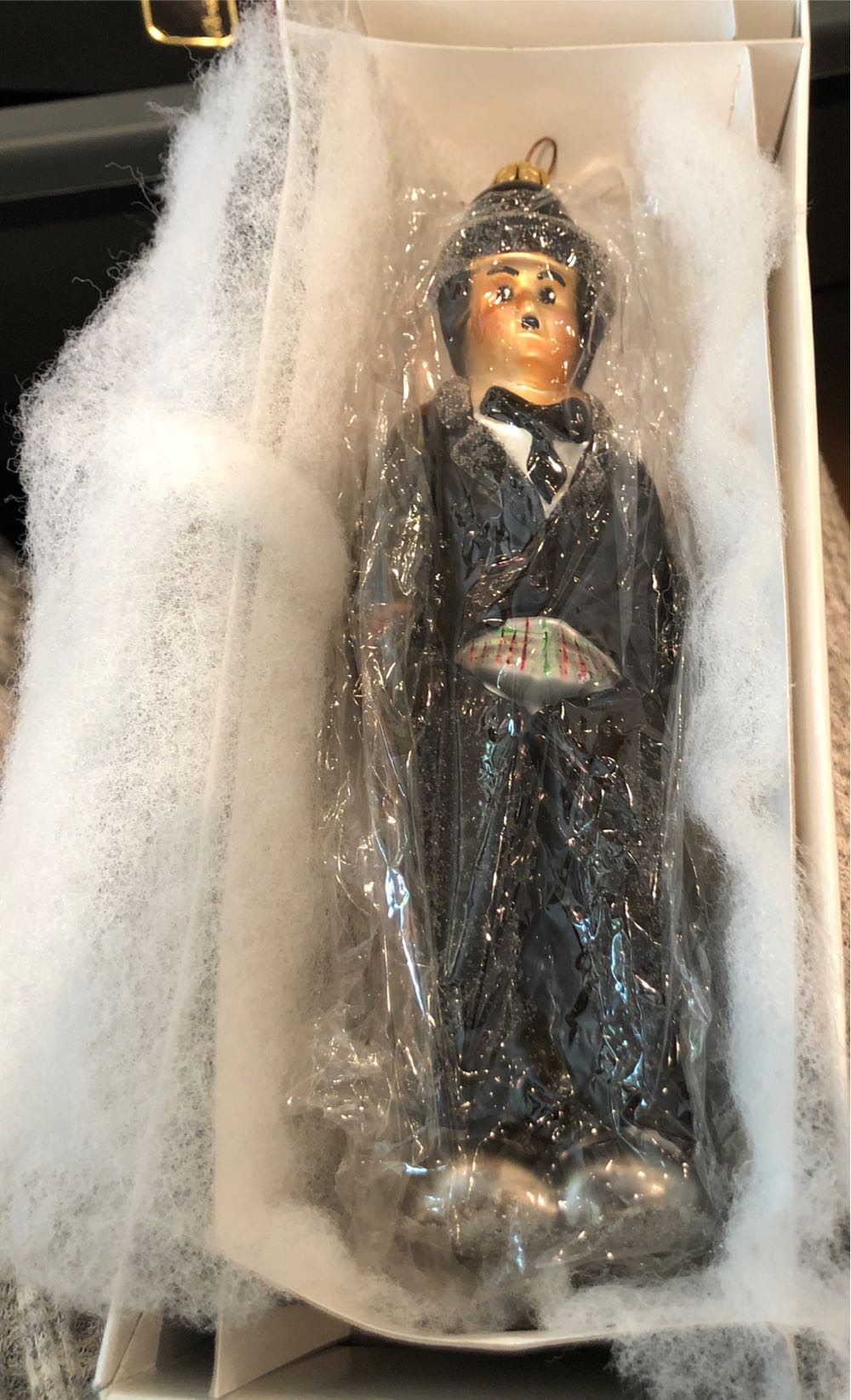 Charlie Chaplin — Christopher Radko  ornament collectible [Barcode 645001138712] - Main Image 2