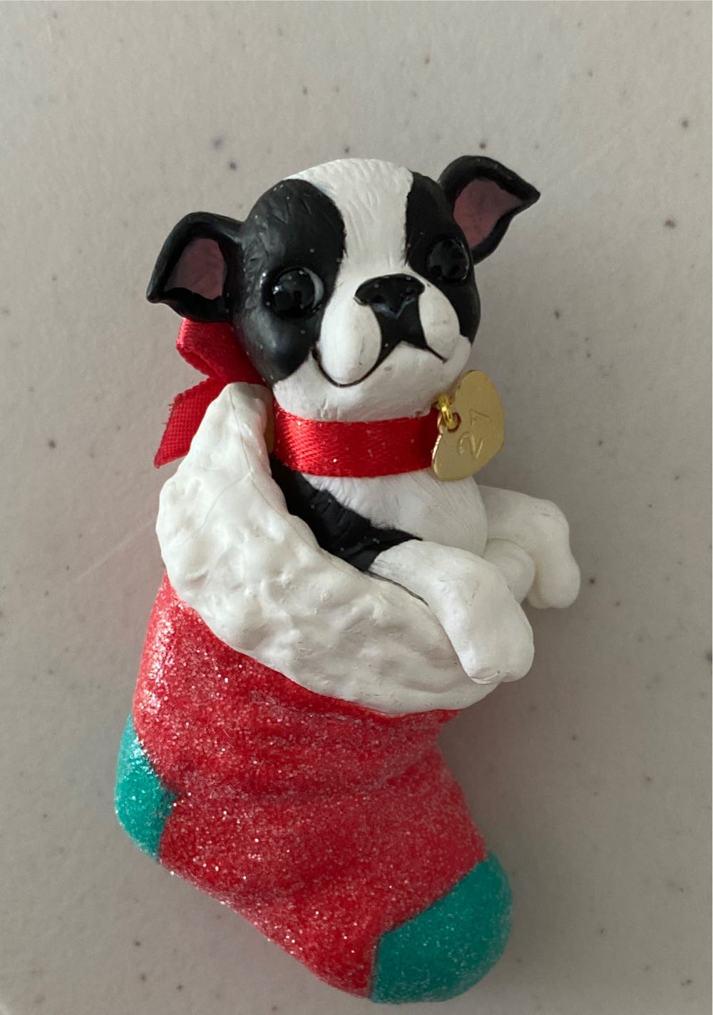 Puppy Love #31 - Boston Terrier - Puppy Love (31st In Series) ornament collectible [Barcode 763795658787] - Main Image 4