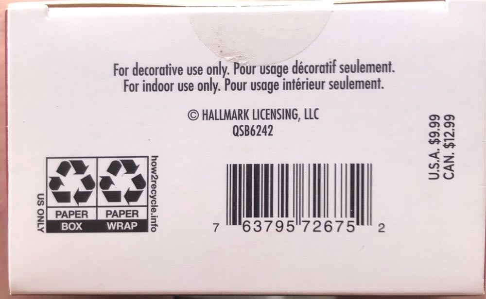 Decorative Tinsel 30-lightString - Miniature tree topper and skirt (Tinsel) ornament collectible [Barcode 763795726752] - Main Image 2