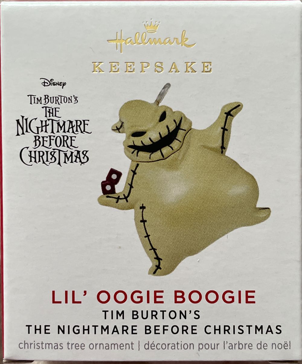 Nightmare Before Christmas Mini 2021 Lil’ Oogie Boogie - Miniature The Night Before Christmas Series (The Nightmare Before Christmas) ornament collectible [Barcode 763795691012] - Main Image 4