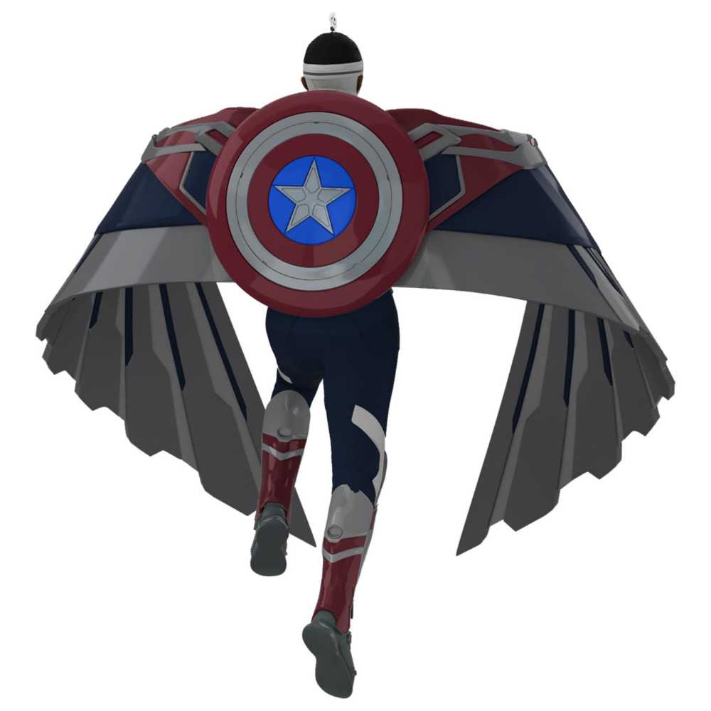 Captain America (Sam Wilson) - The Falcon And The Winter Soldier (Marvel) ornament collectible [Barcode 763795726776] - Main Image 2