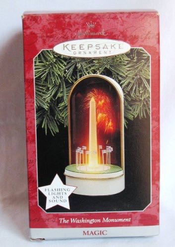 Patriotic: “The Washington Monument” - Celebrate America (MAGIC: Light & Sound) ornament collectible [Barcode 015012421262] - Main Image 1