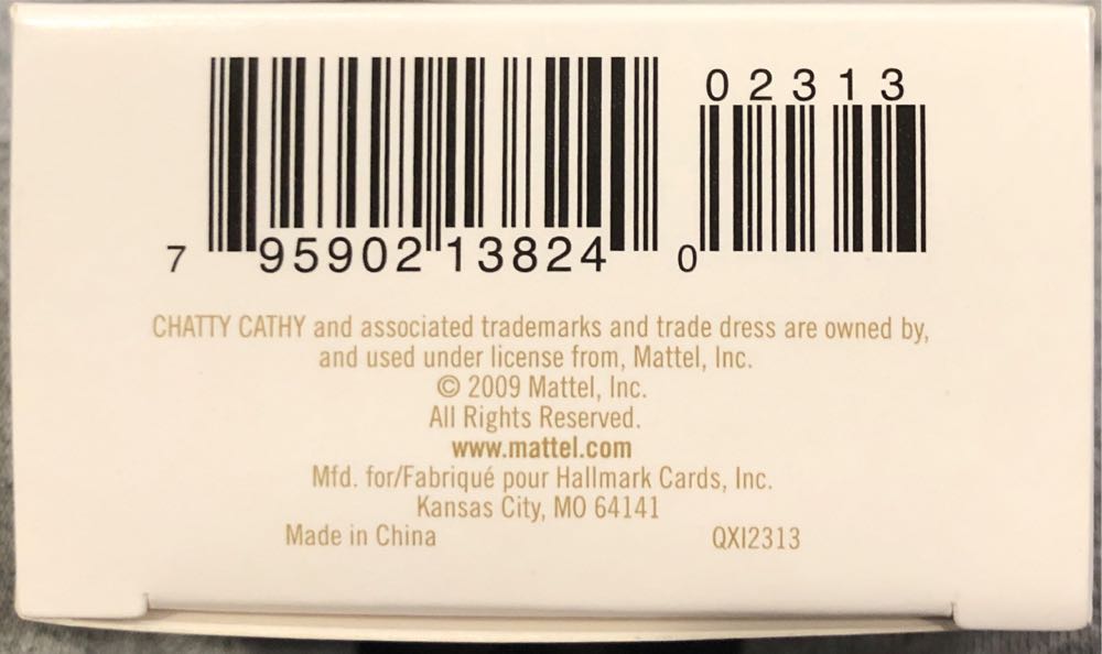 Chatty Cathy The Talking Doll Hallmark Keepsake Ornament Qxi2313 Magic Nib - Toys & Games (Toys) ornament collectible [Barcode 795902138240] - Main Image 3