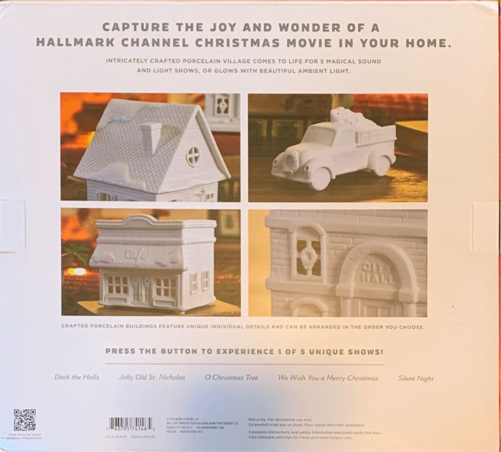 Christmas Village With Light And Sound Hallmark Hkc2266 Hallmark Channel - Hallmark Channel (Event Exclusive Limited Quantity) ornament collectible [Barcode 763795741465] - Main Image 2