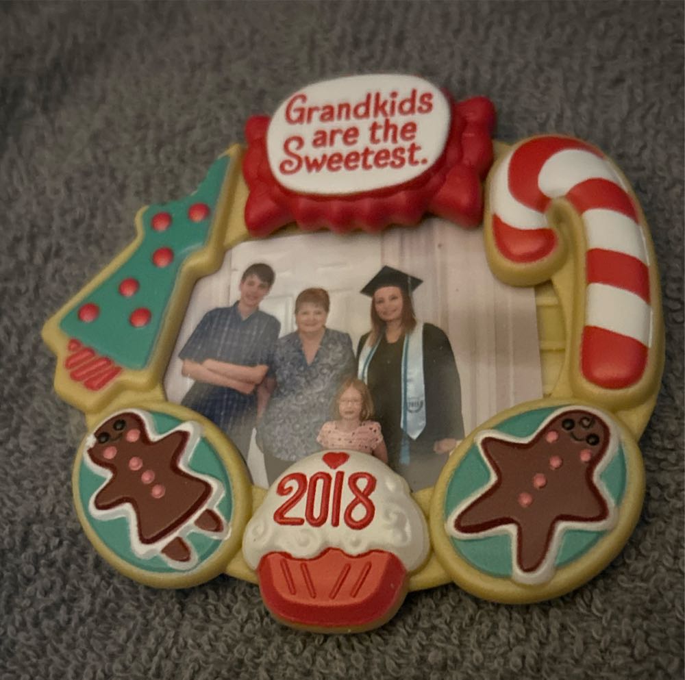 Grandkids Are The Sweetest - Gingerbread (Picture Ornament) ornament collectible [Barcode 763795297184] - Main Image 2