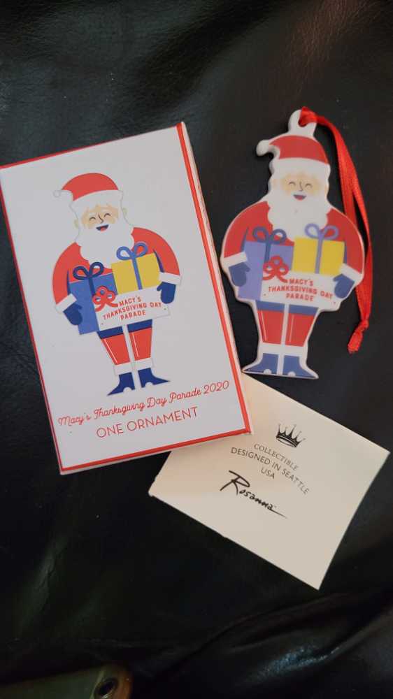 Macy’s Thanksgiving Day Parade 2020 Santa - Macy’s Thanksgiving Day Parade (Macy’s Thanksgiving Day Parade) ornament collectible - Main Image 3