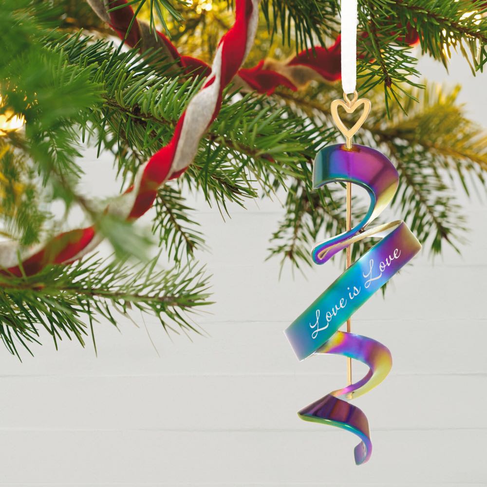 Love Is Love - LGBTQ+ (LGBT) ornament collectible [Barcode 763795653317] - Main Image 2
