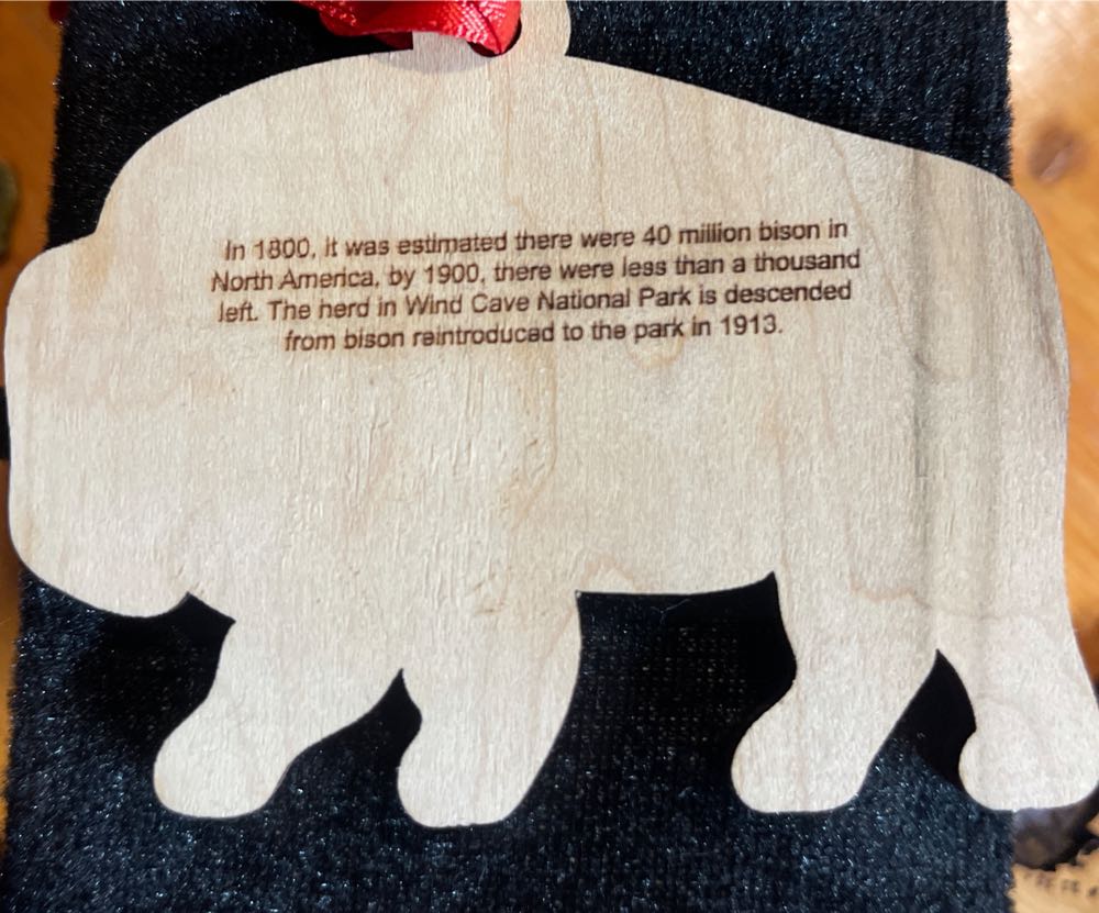 Wind Cave National Park  ornament collectible - Main Image 2