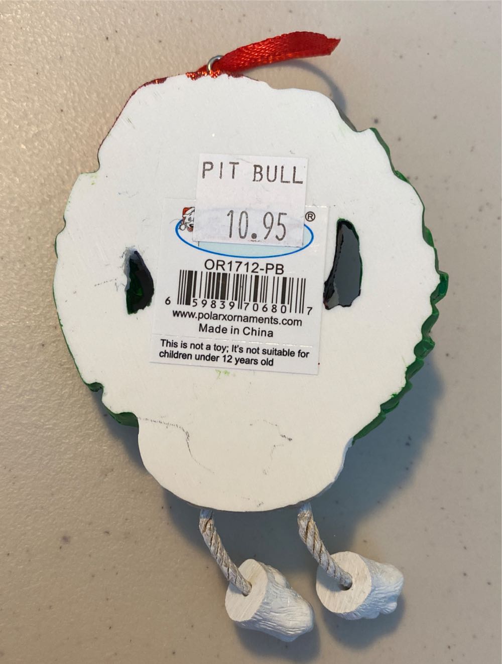 Pit Bull  (Dogs) ornament collectible [Barcode 659839706807] - Main Image 2