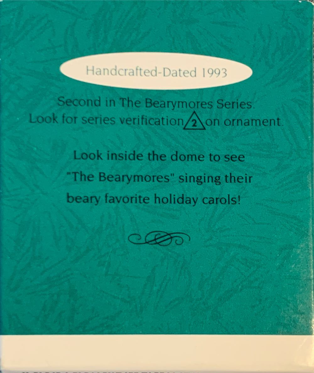 The Bearymores #2 - The Bearymores (Bears) ornament collectible [Barcode 015012029284] - Main Image 2