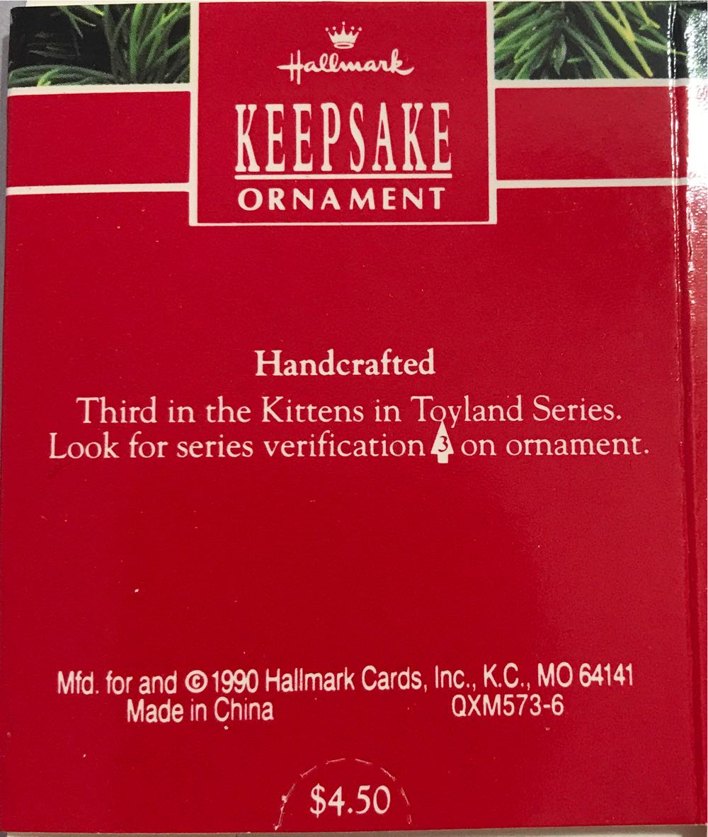 Miniature Kittens In Toyland #3 - Kittens In Toyland (Miniature) ornament collectible [Barcode 070000027659] - Main Image 2