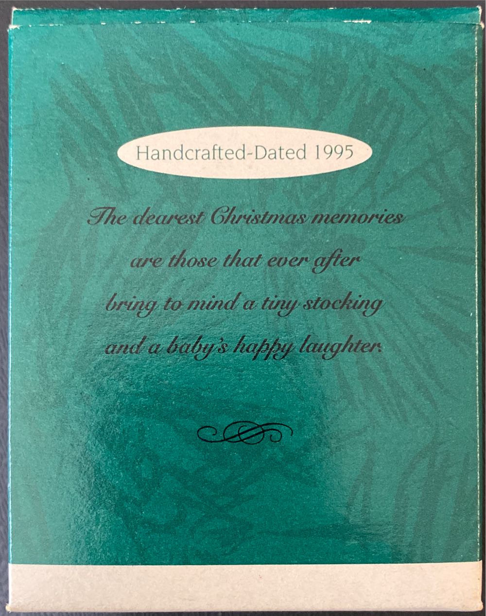 Baby’s First Christmas  (Miniature) ornament collectible [Barcode 015012213195] - Main Image 2