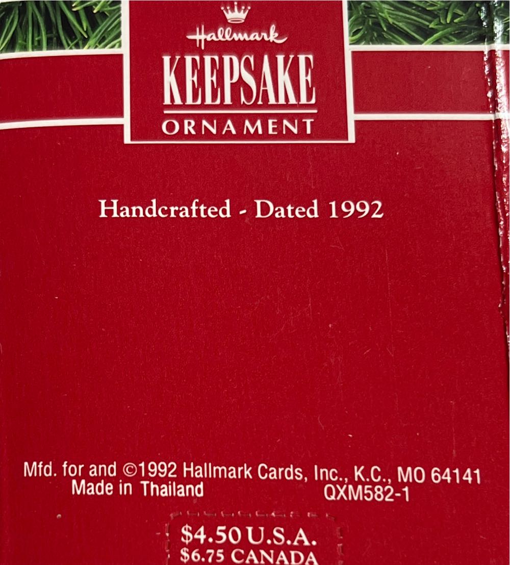 Ski For Two - Hallmark Keepsake (Miniature) ornament collectible [Barcode 070000027659] - Main Image 2