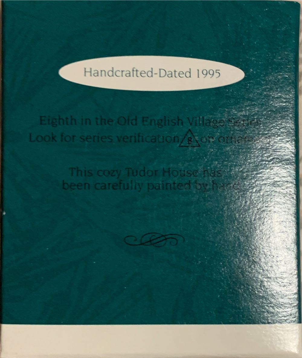 Miniature Old English Village Tudor House #8 - Old English Village (Miniature) ornament collectible [Barcode 015012181265] - Main Image 2