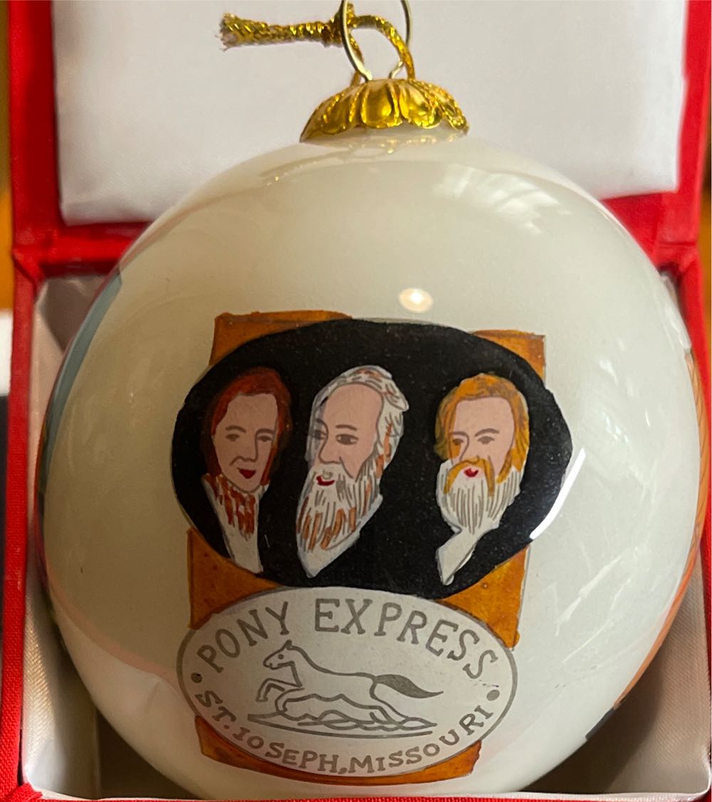 Pony Express Museum St. Joseph, MO  ornament collectible - Main Image 3