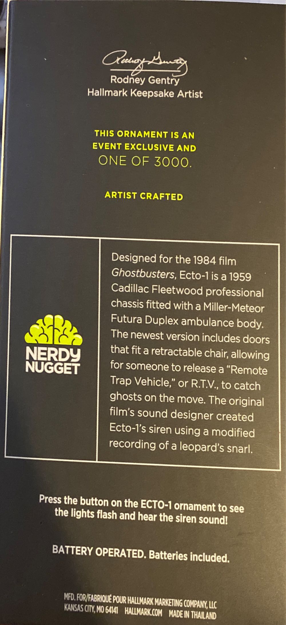 Ghostbusters Etco-1 & RTV Ghostbusters Afterlife - Ghostbusters (Pop Culture) ornament collectible - Main Image 3