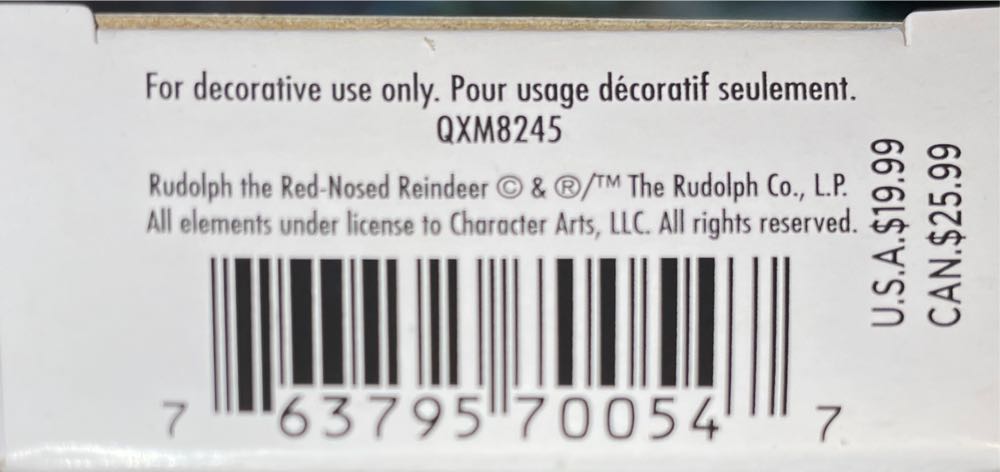 Rudolph And Clarice - Rudolph The Red-Nosed Reindeer (Miniature) ornament collectible [Barcode 763795700547] - Main Image 4