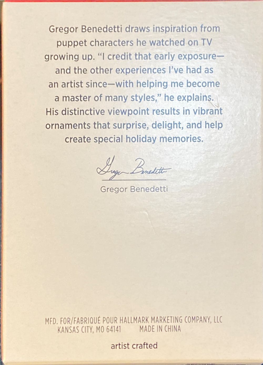 The Perfect Pairing - Hallmark Channel (Hallmark Channel) ornament collectible [Barcode 763795667758] - Main Image 3