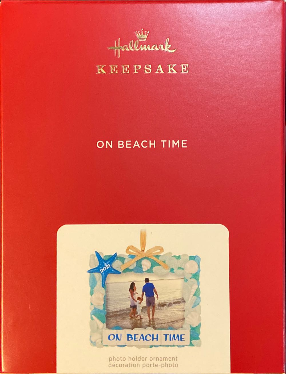 On Beach Time  (Photo Holder) ornament collectible [Barcode 763795653423] - Main Image 2