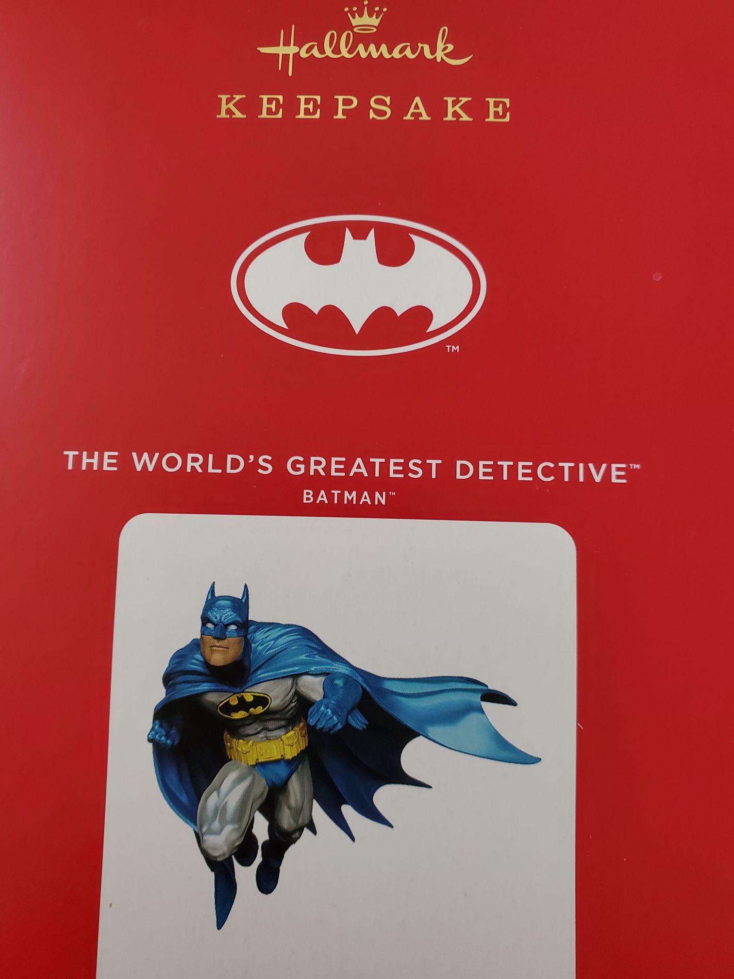 The World’s Greatest Detective: Batman - DC Comics: Batman (DC Comics: Batman) ornament collectible [Barcode 763795734382] - Main Image 2