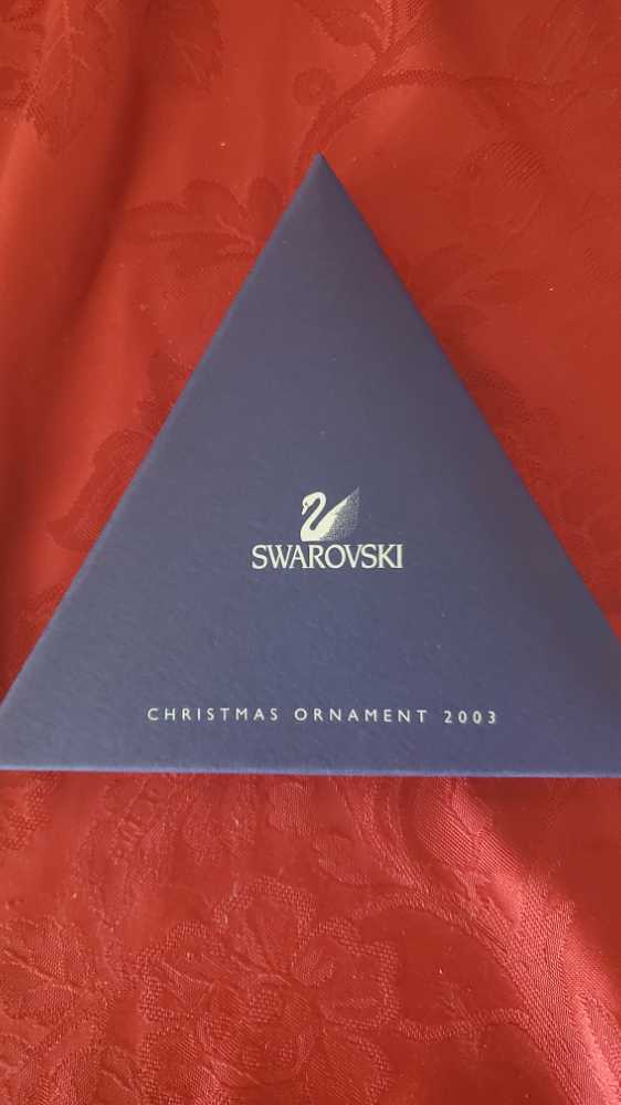 Swarovski 2003 Christmas Ornament - Annual (Snowflake Yearly Ornament) ornament collectible [Barcode 768549085444] - Main Image 2