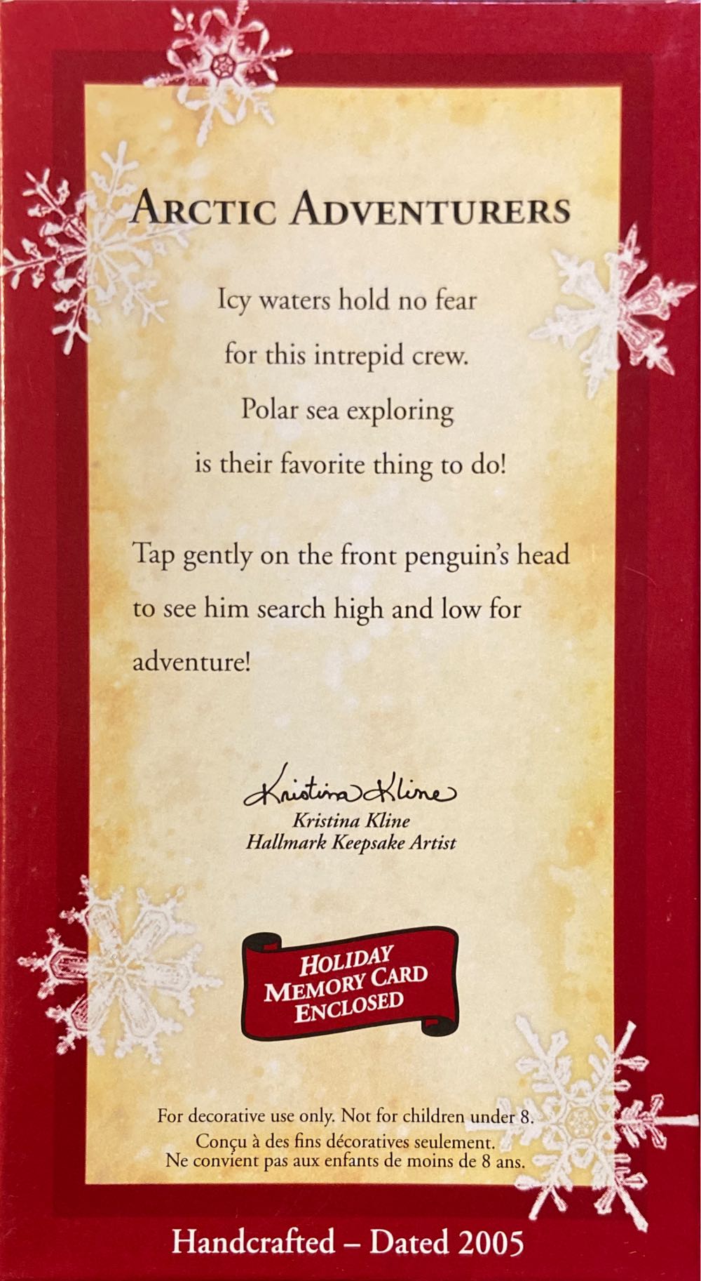 Arctic Adventures  (Penguins) ornament collectible [Barcode 87633054] - Main Image 2