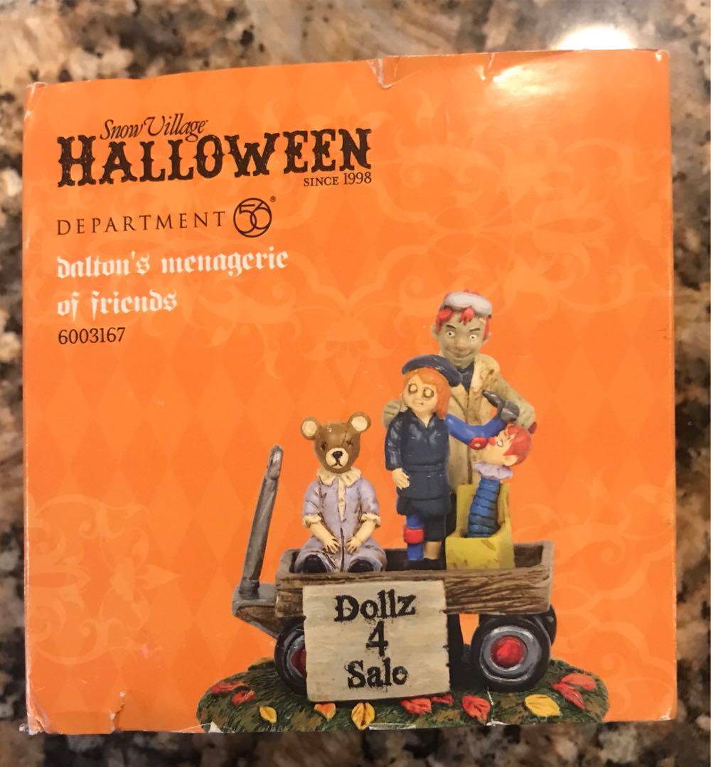 Dalton’s Menagerie Of Friends - Halloween ornament collectible - Main Image 1