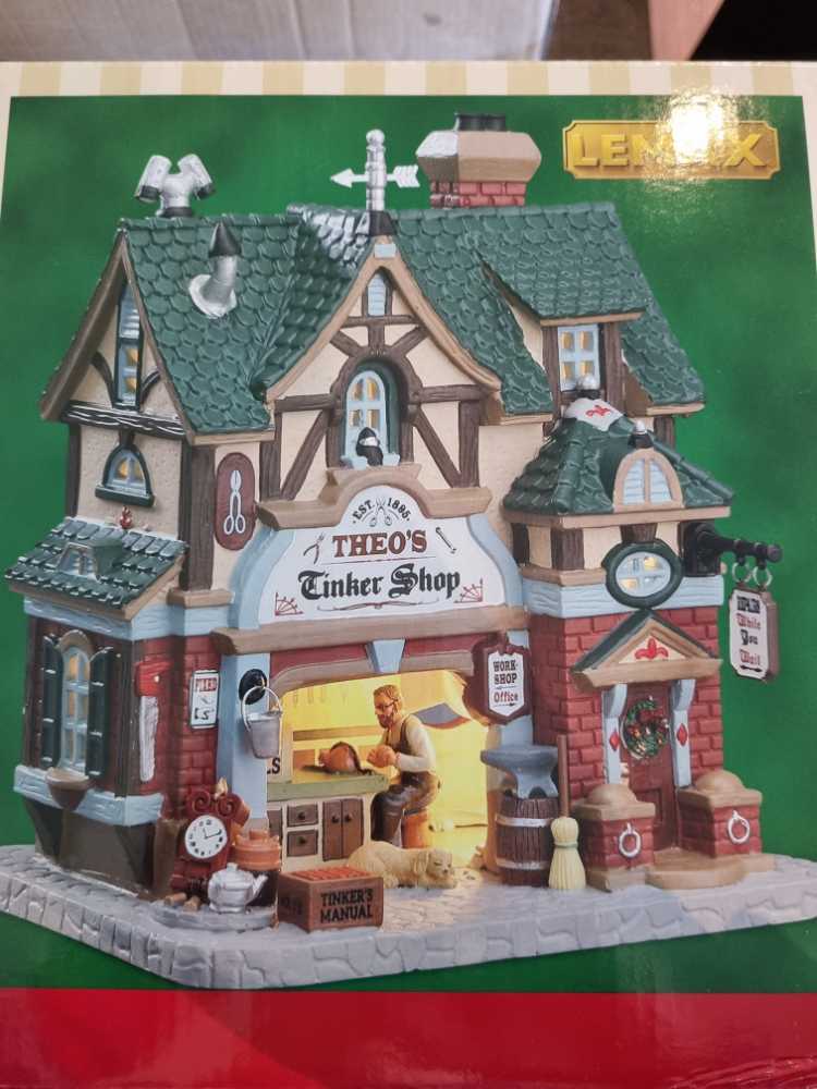 Lemax Theo’s Tinker Shop 75247 - Caddington Village ornament collectible [Barcode 728162752475] - Main Image 1