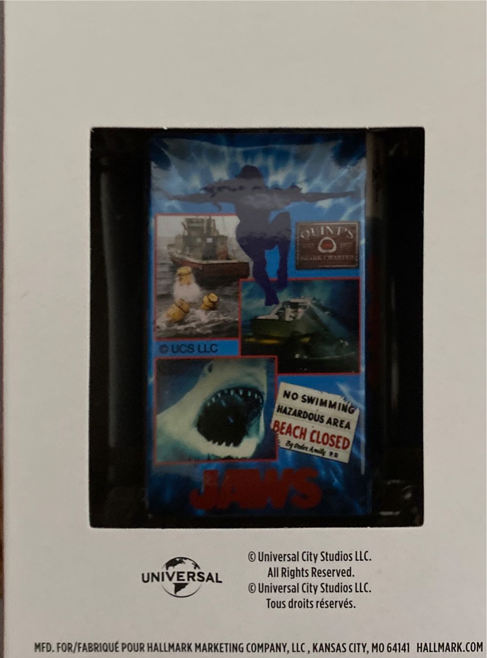 VHS: Jaws VHS 2023 Ornament - Hallmark VHS Ornaments (Jaws) ornament collectible [Barcode 763795723935] - Main Image 2