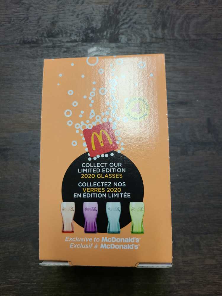 Mcdonalds Coca-Cola Limited Edition 2020 Glass - 2020 Limited Edition Glass ornament collectible - Main Image 2