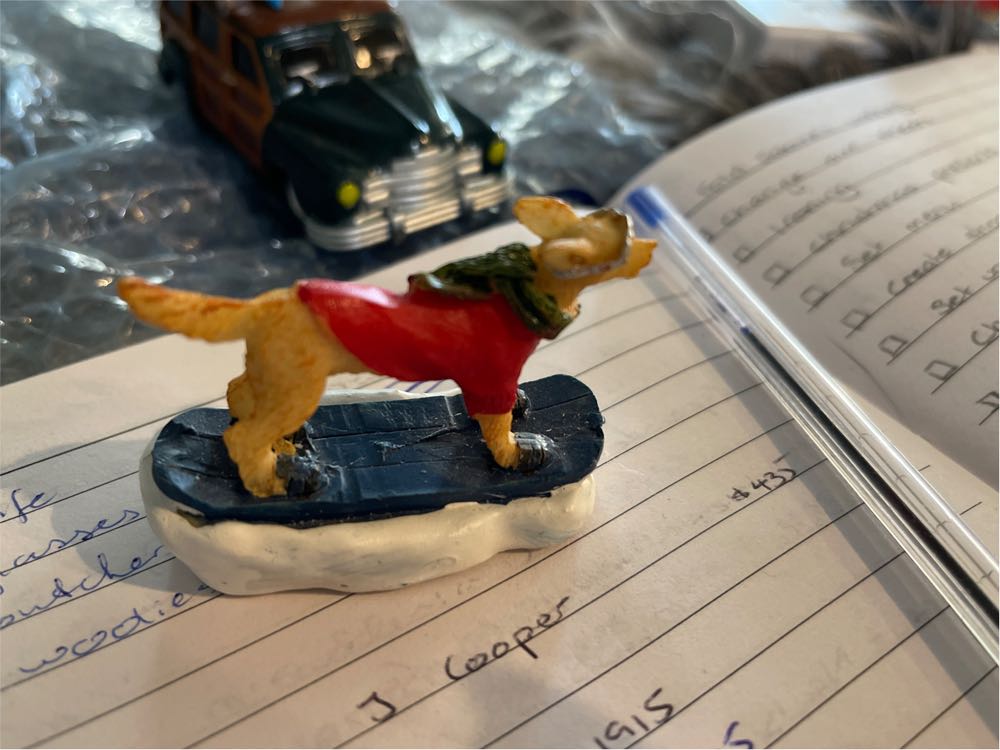 Frosted Images Acrylic Ornament Angel 1980ish