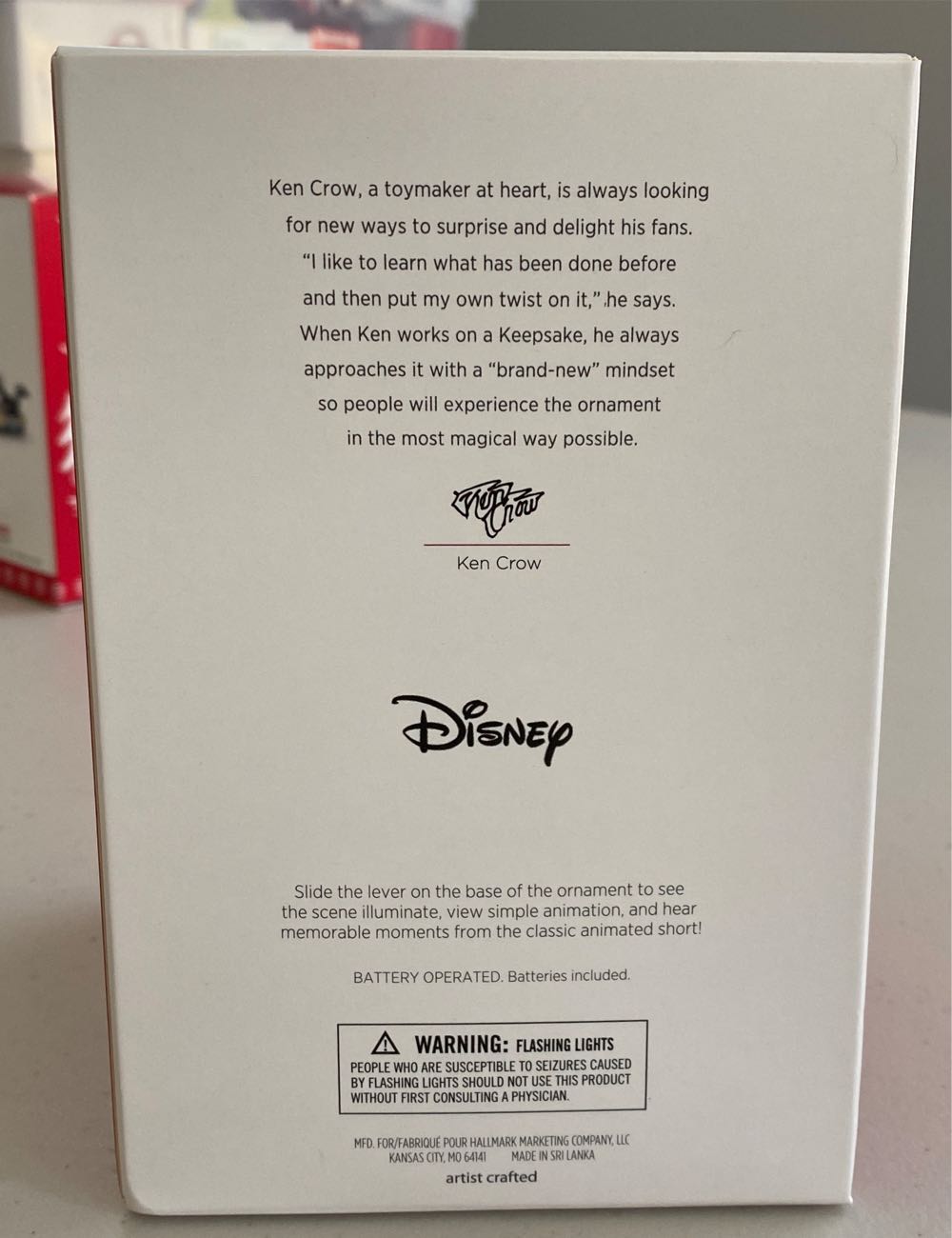 Steamboat Willie 90th Anniversary - Mickey Mouse (Disney ~ Magic) ornament collectible [Barcode 763795296156] - Main Image 2