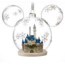 Disney Glass Ball Ears With castle Inside  (Disney) ornament collectible [Barcode 400000443348] - Main Image 1