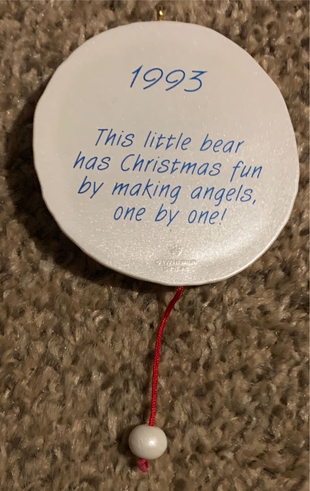 Snow Bear Angel - Bear (Bear) ornament collectible [Barcode 015012031881] - Main Image 4