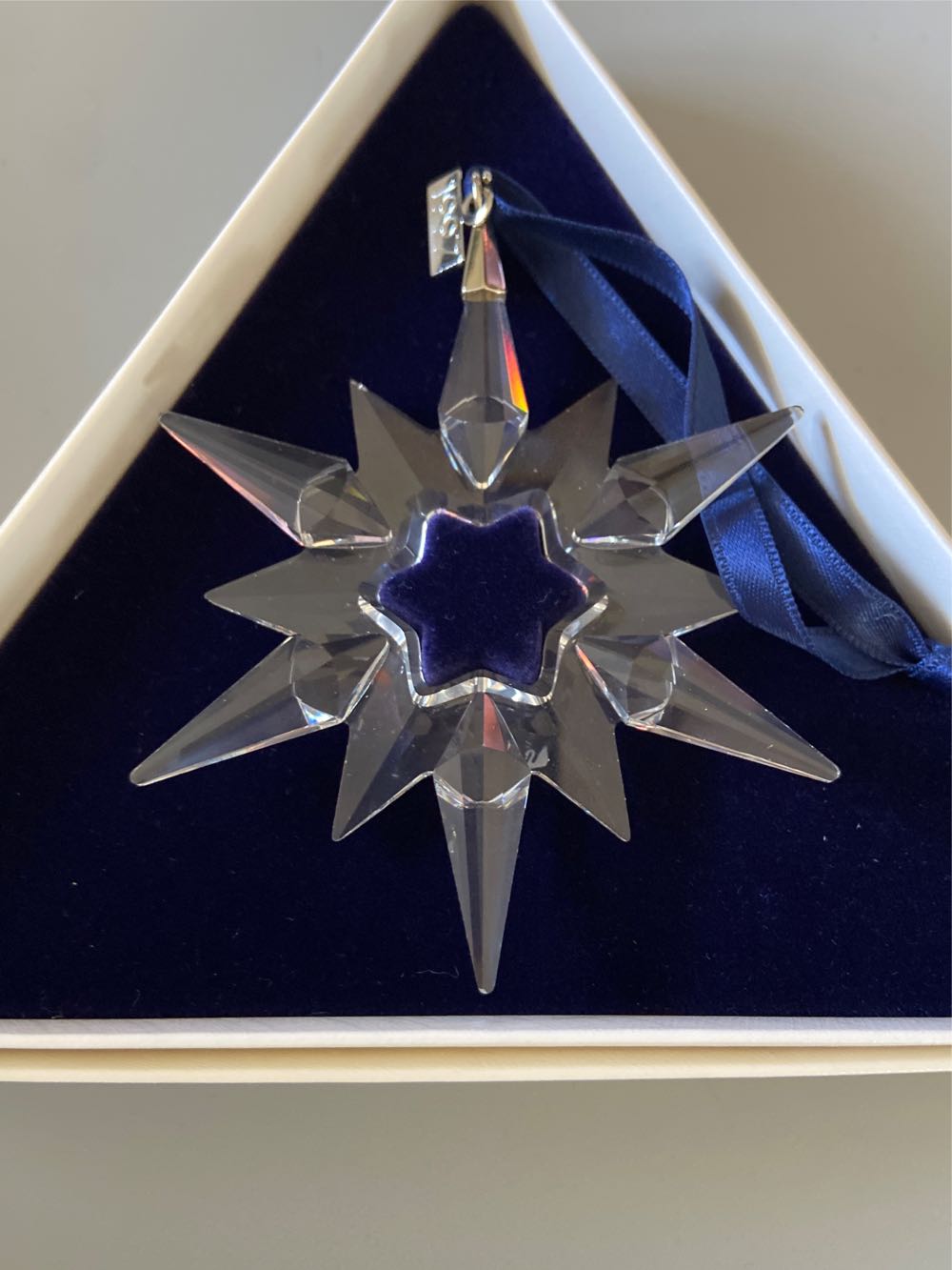 Swarovski 1997 Annual Dated Ornament - Swarovski Annual Edition Ornament (Crystal Snowflake) ornament collectible [Barcode 9003142119877] - Main Image 2