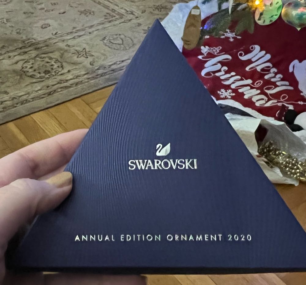 Swarovski Annual Dated Ornament 2020  ornament collectible [Barcode 9009655110417] - Main Image 3