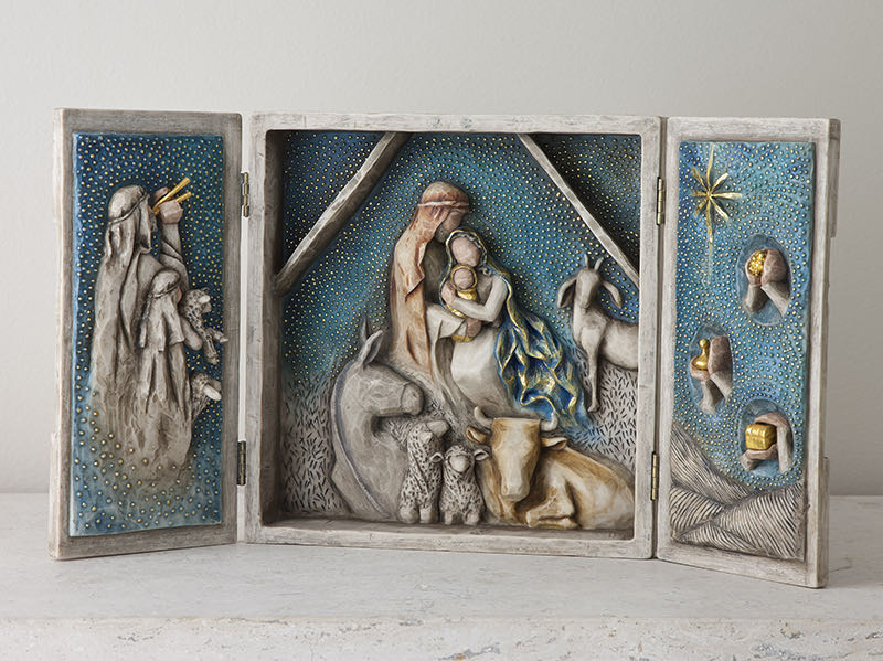 Enesco Jim Shore Heartwood Creek Santa In Sleigh Event Ornament