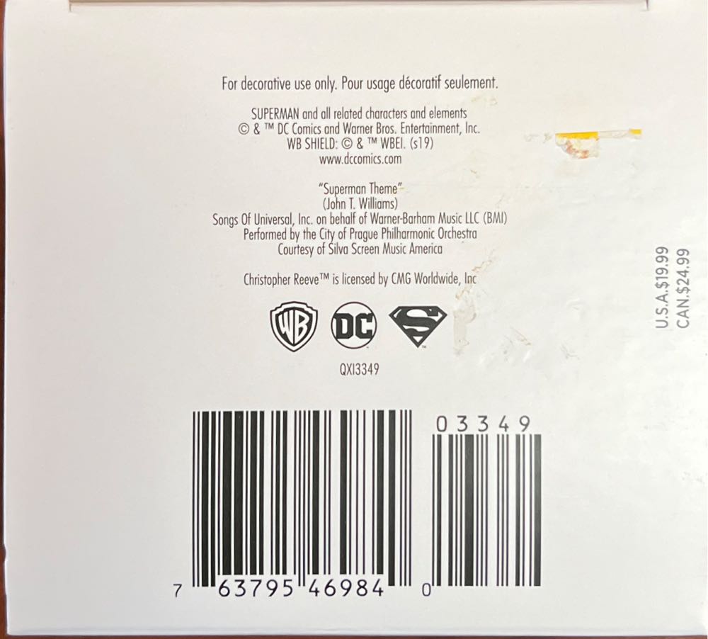 Christopher Reeve As Superman - Superman (DC Superheroes) ornament collectible - Main Image 3