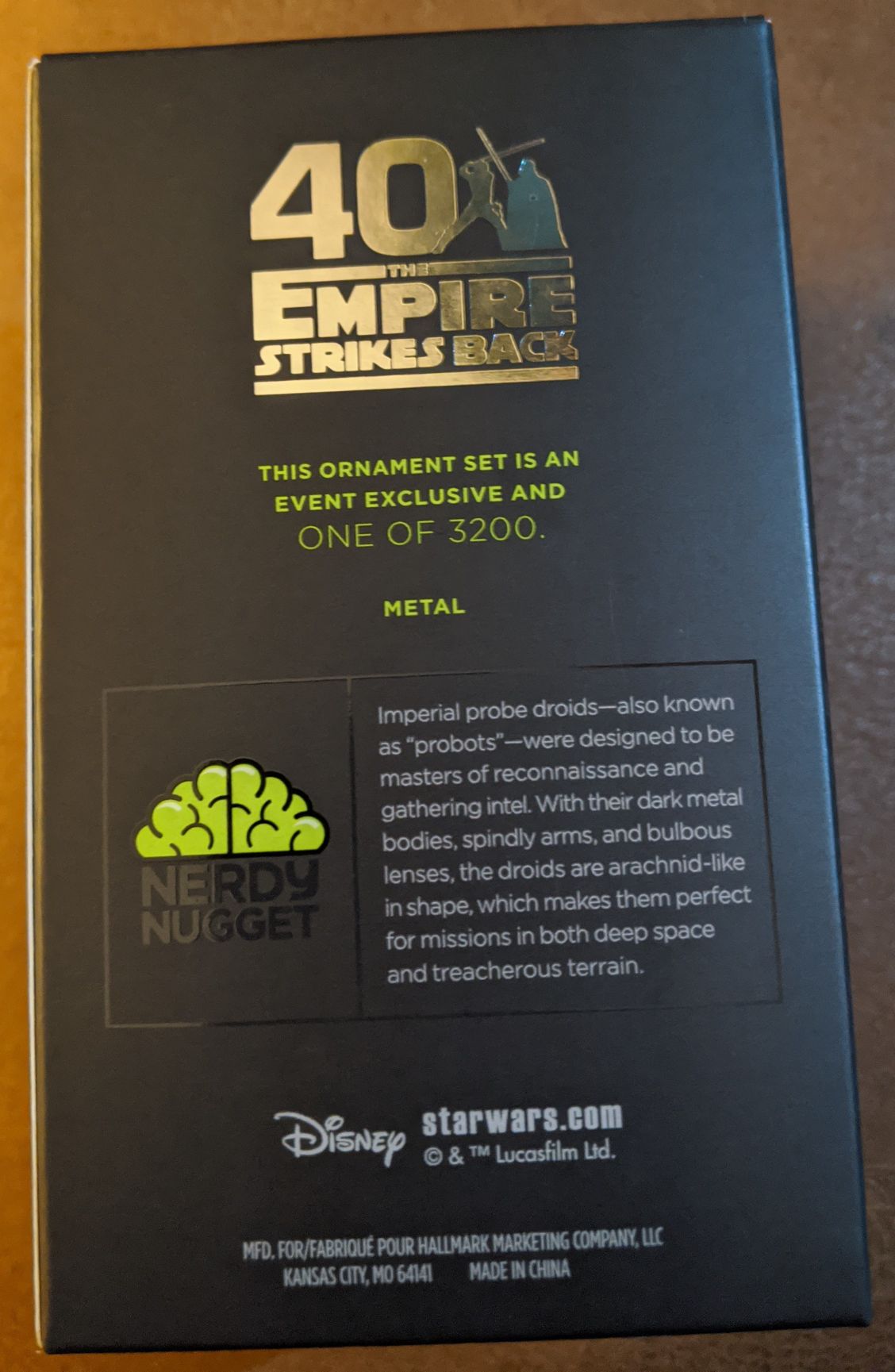 Imperial Probe Droid - Star Wars: The Empire Strikes Back (Comic Con Exclusive) ornament collectible - Main Image 2