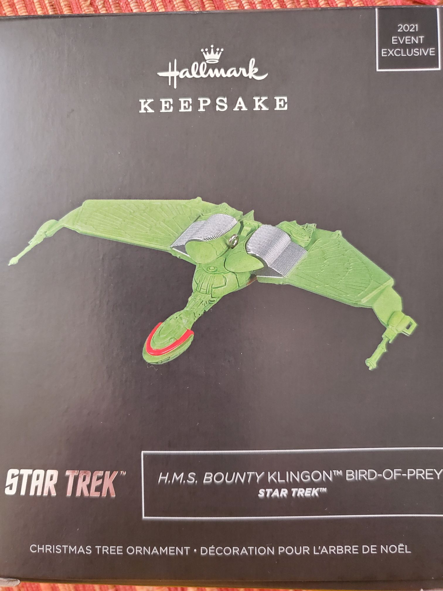 H.M.S. Bounty Klingon Bird Of Prey - Star Trek IV The Voyage Home (Comic Con Exclusive) ornament collectible - Main Image 2