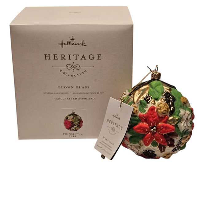 Poinsettia Ball 2018   Heritage Collection - Heritage Collection ornament collectible [Barcode 763795324033] - Main Image 2