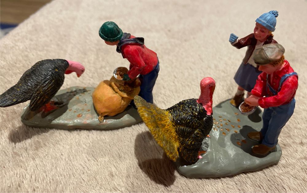 Lemax Turkey Pen #62247  ornament collectible - Main Image 2