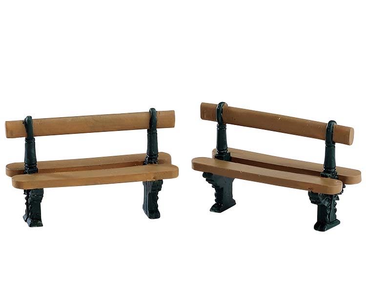 74235 Lemax Double Seated Bench  ornament collectible [Barcode 728162742353] - Main Image 1