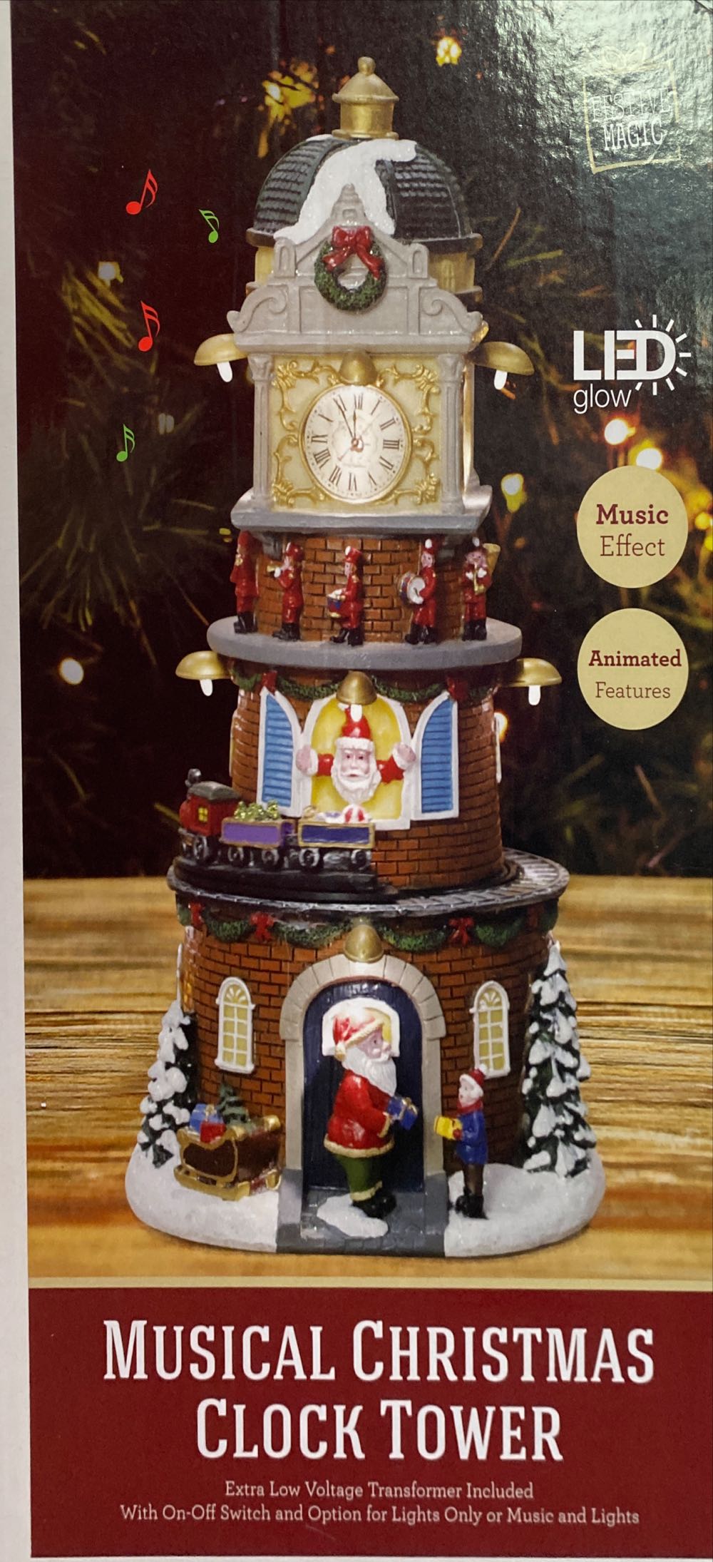 Musical Christmas Clock Tower  ornament collectible [Barcode 9333527542083] - Main Image 1