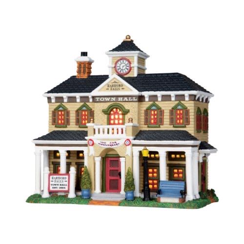 Lemax Hartford Falls Town Hall #25352  ornament collectible [Barcode 728162253521] - Main Image 1