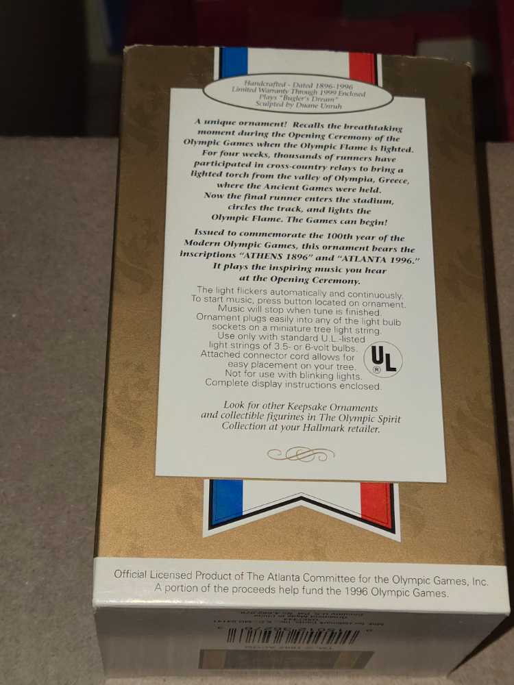 Lighting The Flame - Magic Plug-in (Olympics) ornament collectible [Barcode 015012362763] - Main Image 2