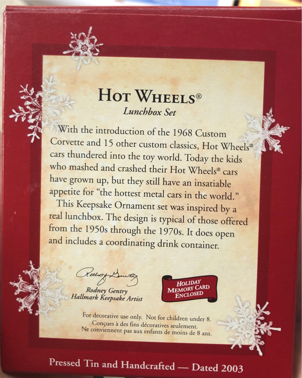 Hot Wheels Lunchbox Set - Lunch Box (Lunch Box) ornament collectible [Barcode 015012737073] - Main Image 3