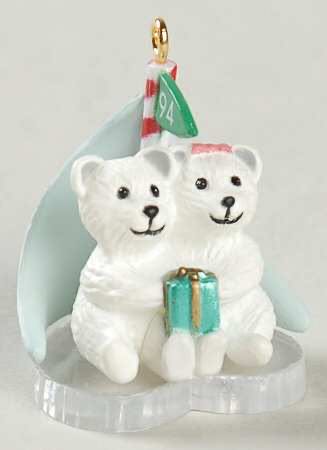 Miniature Hearts A Sail - Hallmark Miniature (Polar Bear, Heart, Sailboat, Mini) ornament collectible [Barcode 015012107685] - Main Image 2