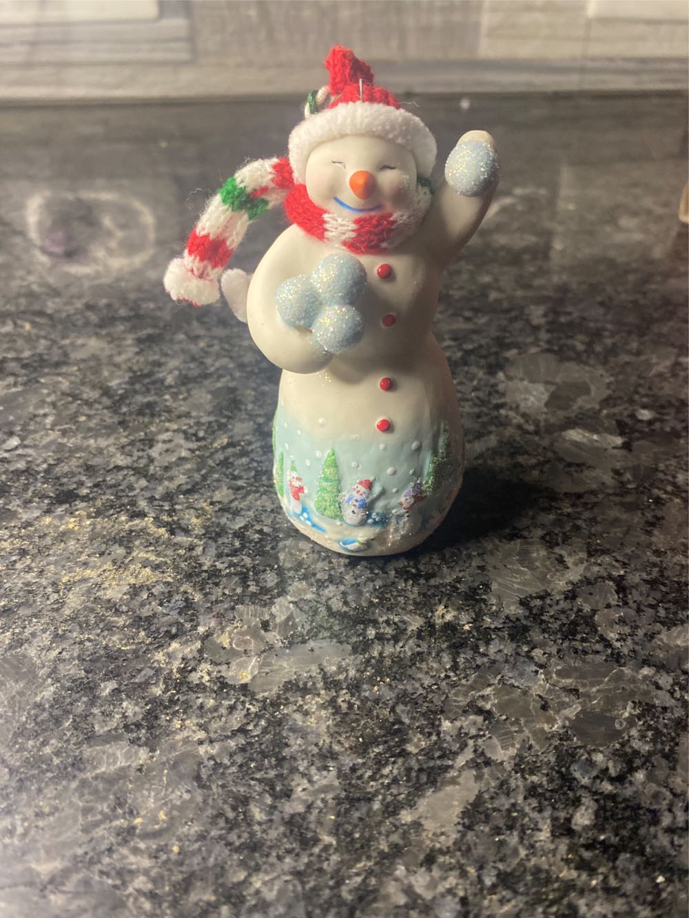 Whittaker Q. Snowden 2021 Event Exclusive - Snowtop Lodge (Snowman) ornament collectible - Main Image 2